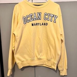Yellow Ocean City Maryland Crewneck